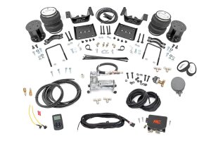 GMC Sierra 1500 Air Spring Kit - Rear - Rough Country - w/compressor | Wireless Controller | 5 Inch Lift Kit - '07-'18